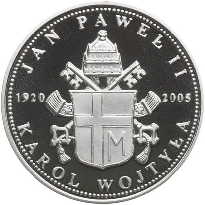 Medal, Jan Paweł II V pielgrzymka do Polski, srebro